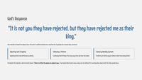 GoFindGod Grade 7 Bible Curriculum – Term 1 - Week 7 - Israel Asks for a King – Saul Is Chosen