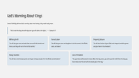GoFindGod Grade 7 Bible Curriculum – Term 1 - Week 7 - Israel Asks for a King – Saul Is Chosen