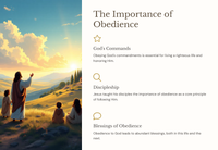 In Deuteronomy 8 - A Lesson in Remembrance