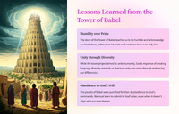 Genesis 11 - The Tower of Babel