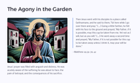 Easter Unit Lesson 5: Jesus in the Garden of Gethsemane