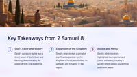 The Kingdom Expands: 2 Samuel 8
