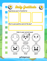 Gratitude Journal for Kids