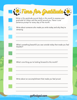 Gratitude Journal for Kids