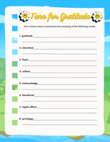 Gratitude Journal for Kids