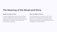 Easter Unit Lesson 4: The Last Supper