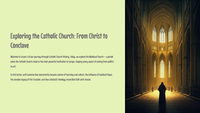 Lesson 5 - Exploring the Catholic Church: From Christ to Conclave