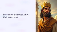 Les oor 2 Samuel 24: 'n Oproep tot verantwoording