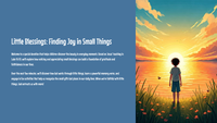 Daily Devotions #7 -Little Blessings Finding Joy in Small Things