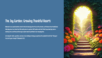 Daily Devotions #6 - The Joy Garden Growing Thankful Hearts