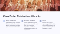 Easter unit - Lesson 9: Celebrating Easter - A Reflection