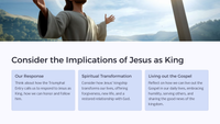 Easter Unit Lesson 3: The Triumphal Entry