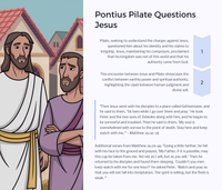 Easter Unit Lesson 5: Jesus in the Garden of Gethsemane