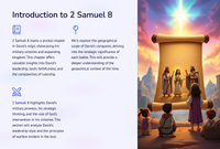The Kingdom Expands: 2 Samuel 8
