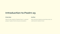 He Restores My Soul: Exploring Psalm 23:3