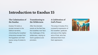 The Exodus 15: Moses and the Song of Deliverance