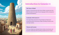 Genesis 11 - The Tower of Babel