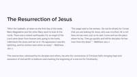 Easter Unit Lesson 5: Jesus in the Garden of Gethsemane