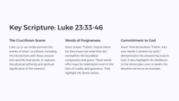 Easter Unit - Lesson 6: The Crucifixion - The Price of Redemption