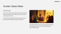 The Book of Proverbs 1 : Wisdom for Life's Journey