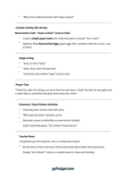 GoFindGod Curriculum | Kindergarten Term 1 – Week 9