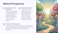 Easter unit - Lesson 9: Celebrating Easter - A Reflection