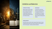 Lesson 7 - Exploring the Catholic Church: Modern Era Overviewrmation