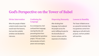 Genesis 11 - The Tower of Babel