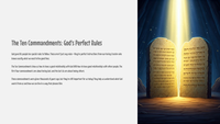 GFG Curriculum- Grade 5 -Term 1 – Week 5 - The Ten Commandments