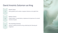 1 Konings 1 - Die opkoms van koning Salomo