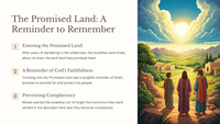 In Deuteronomy 8 - A Lesson in Remembrance