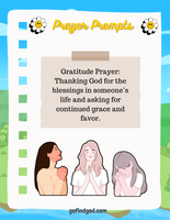 Gratitude Journal for Kids -  Gratitude Prayer Prompts