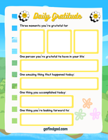 Gratitude Journal for Kids