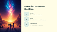 The Heavens Declare: Exploring Psalm 19:1