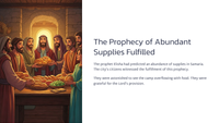 The Miraculous Deliverance in 2 Kings 7