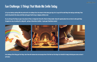 Daily Devotions #7 -Little Blessings Finding Joy in Small Things