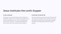Easter Unit Lesson 4: The Last Supper