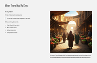 GoFindGod Curriculum - Grade 7 -  Term 1 – Week 1 - When There Was No King