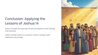Joshua 14: Stepping into the Promised Land