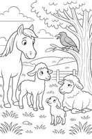 GFG Kids Stories - The Flock and the Farm –Book 4 – The Waters and the Wind