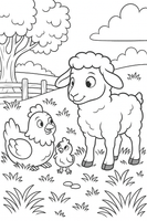 GFG Kids Stories - The Flock and the Farm –Book 4 – The Waters and the Wind