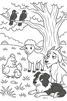 GFG Kids Stories - The Flock and the Farm – Book 2: The Fold and the Field