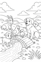 GFG Kids Stories - The Flock and the Farm – Book 2: The Fold and the Field