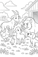 GFG Kids Stories - The Flock and the Farm – Book 2: The Fold and the Field