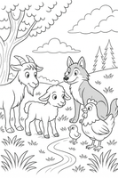 GFG Kids Stories - The Flock and the Farm – Book 2: The Fold and the Field