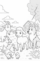 GFG Kids Stories - The Flock and the Farm – Book 7 – The Fold and the Wolves