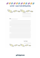 Lent Unit - Lesson 4