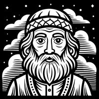 Old Testament Biblical Character Colouring Templates