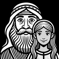 Old Testament Biblical Character Colouring Templates