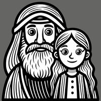 Old Testament Biblical Character Colouring Templates